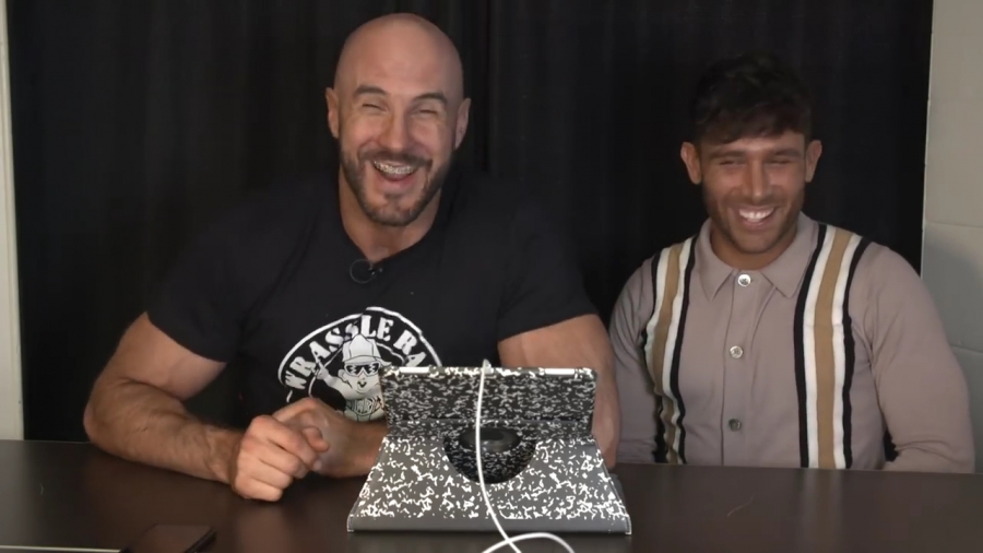 NOAM_DAR_learns_from_MASTER_CESARO__-_Clash_with_Cesaro_mp40705.jpg